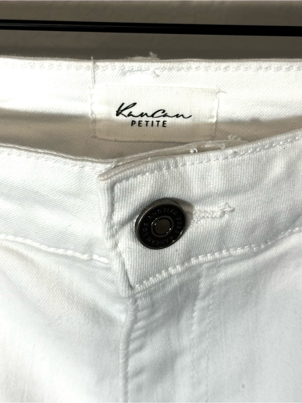 KanCan White Mid Rise Flare Jeans Petite 29 NWT - Picture 10 of 15
